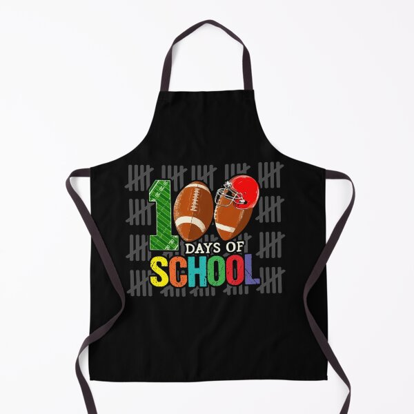 Item preview, Happy 100th Day Of School Football 100 Days Teacher Student designed and sold by Dressed For  Duty.