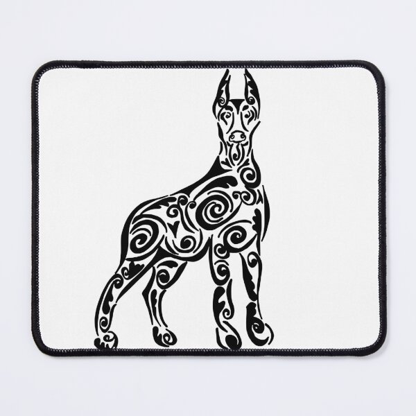 Item preview, Doberman Zentangle Design, dog lovers, cool doberman designed and sold by BrickinGifts.