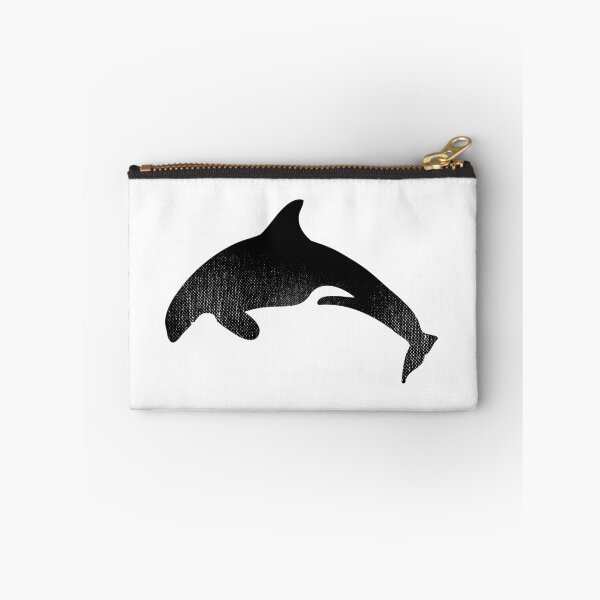 Item preview, Worn stencil of jumping killer whale (Orca) designed and sold by knappidesign.
