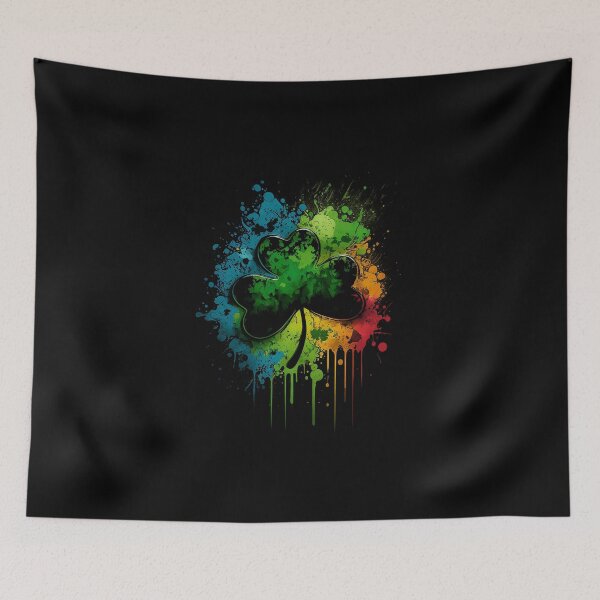 Item preview, Irish Lucky Charm - St Patrick's Day Rainbow Shamrock designed and sold by thedarkbrook.