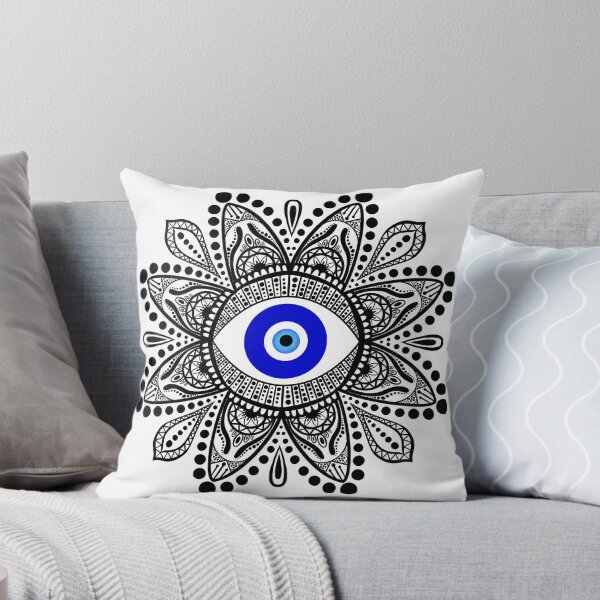 Item preview, Evil eye black mandala designed and sold by PMDesigns222.