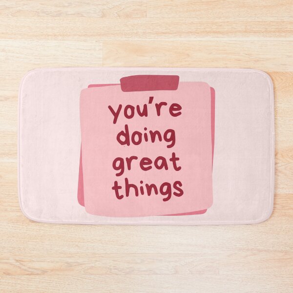 Item preview, You're Doing Great Things Pink Reminder Note designed and sold by Pink Ribbon.