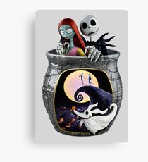 the nightmare before christmas Canvas Print