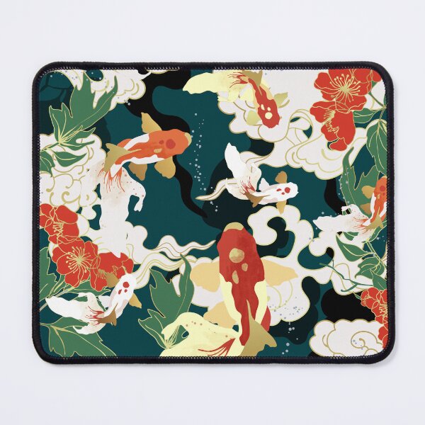 Item preview, traditional classical auspicious cloud koi shading designed and sold by UnaWu533.