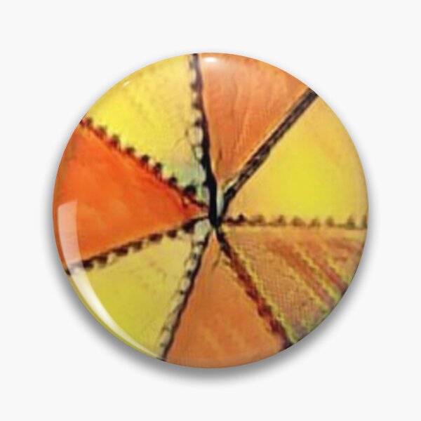 Item preview, Orange-yellow parasols seen from above surrounded by green bushes. designed and sold by jumapa.