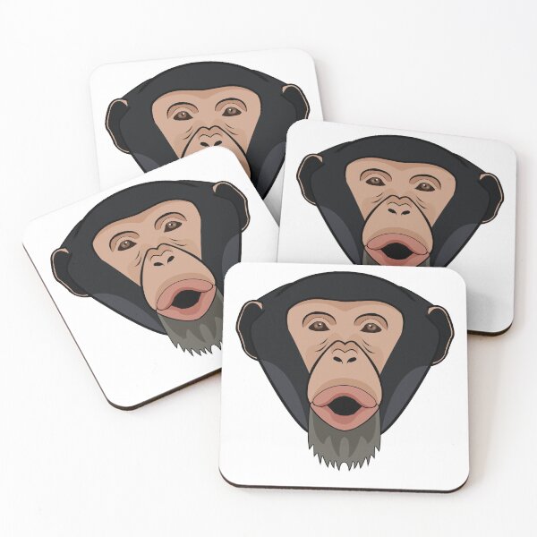 Item preview, Chimpanzee monkey face designed and sold by MaxFilms.