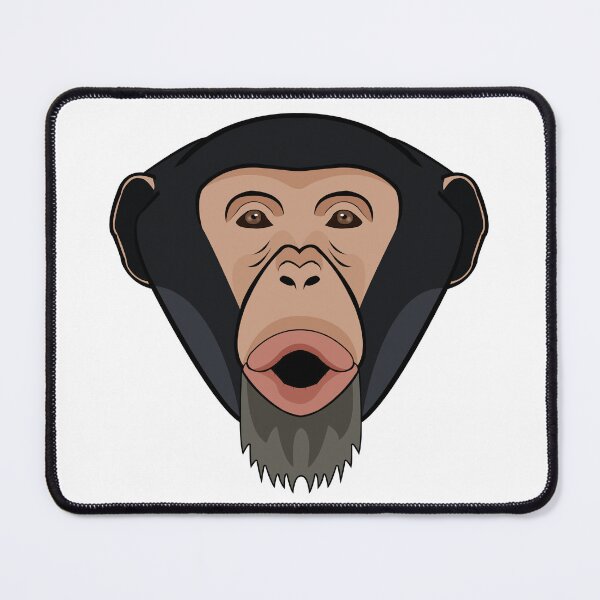 Item preview, Chimpanzee monkey face designed and sold by MaxFilms.