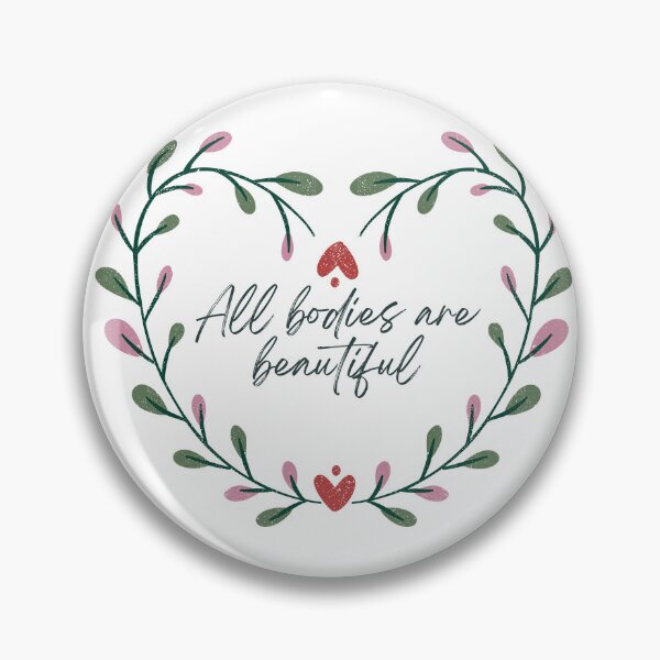 Item preview, All bodies are beautiful floral  designed and sold by chuckletuckle.