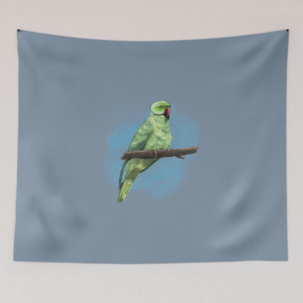 Item preview, Red-Ringed Parakeet  designed and sold by Avika D.