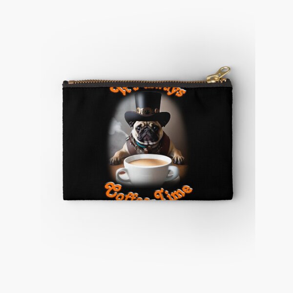 Item preview, Funny coffee and pug lover motif. Coffee always works. designed and sold by ArtCreator2023.