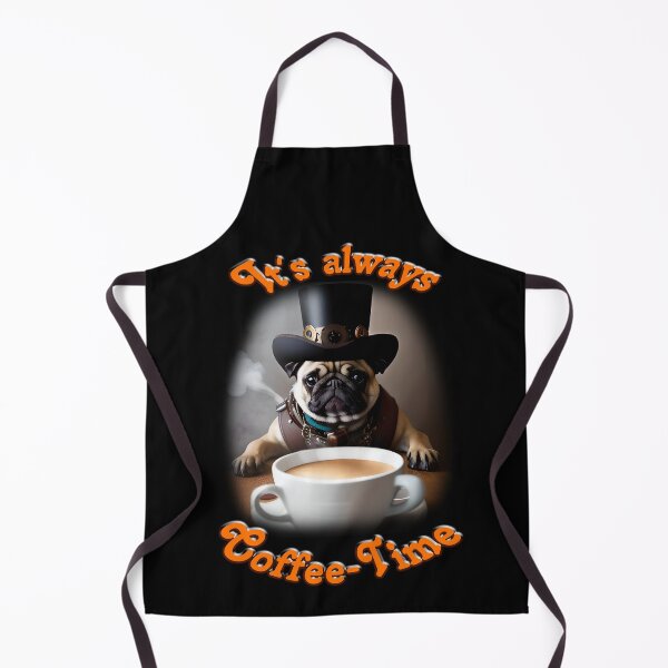 Item preview, Funny coffee and pug lover motif. Coffee always works. designed and sold by ArtCreator2023.