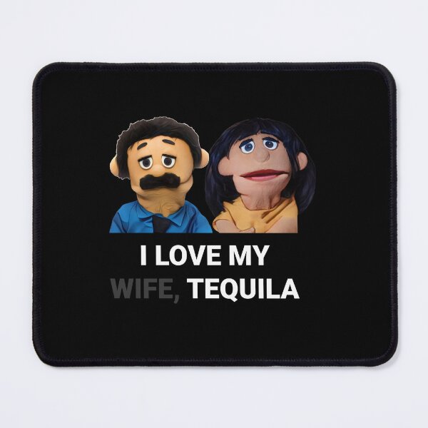 Item preview, I Love Tequila Not my Wife Awkward Puppets Diego designed and sold by BDCSTYLE.