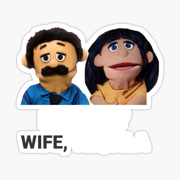 "I Love Tequila Not my Wife Awkward Puppets Diego" Sticker for Sale by