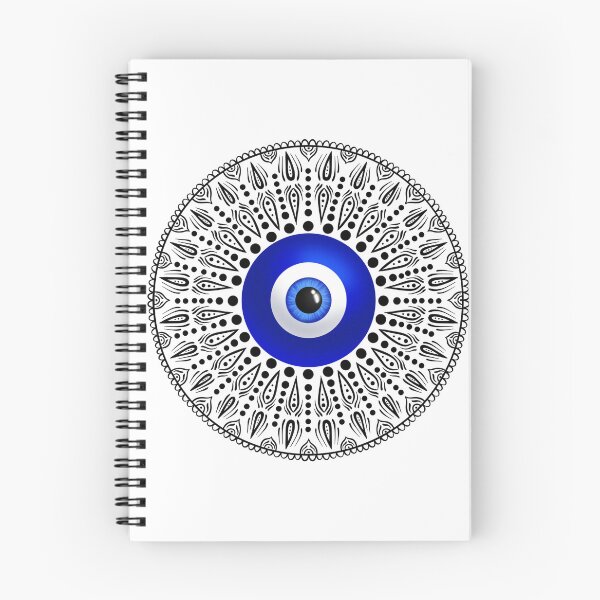 Item preview, Evil eye black circle mandala designed and sold by PMDesigns222.