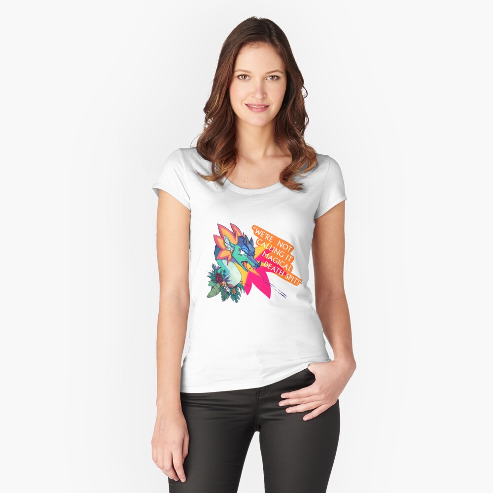 Item preview, Fitted Scoop T-Shirt designed and sold by Calladoodles.