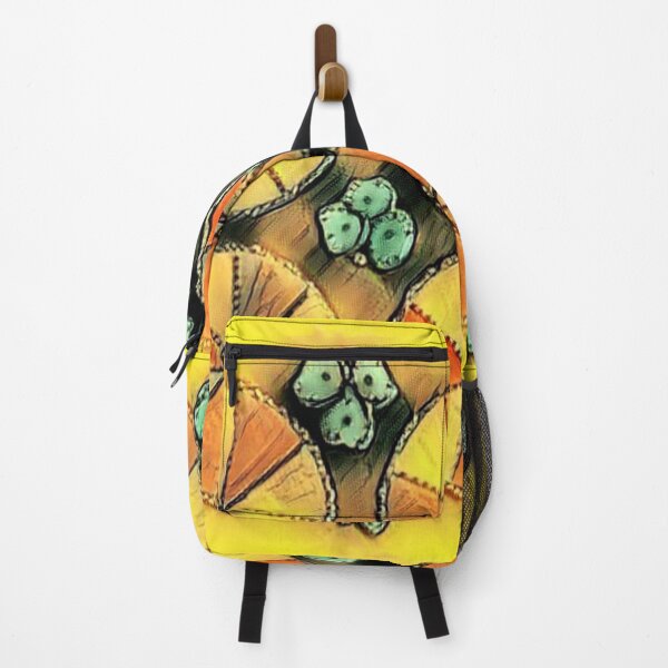 Item preview, Orange-yellow parasols seen from above surrounded by green bushes. designed and sold by jumapa.