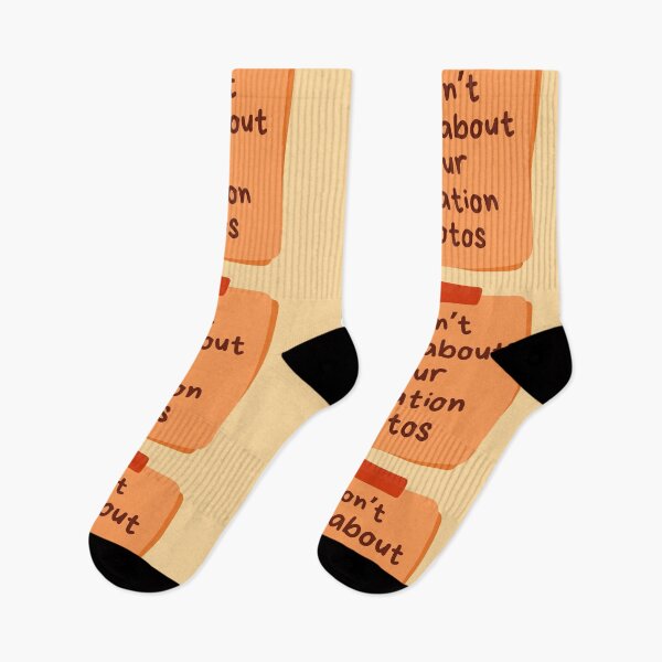 Item preview, I Don't Care About Your Vacation Photos Orange designed and sold by Pink Ribbon.