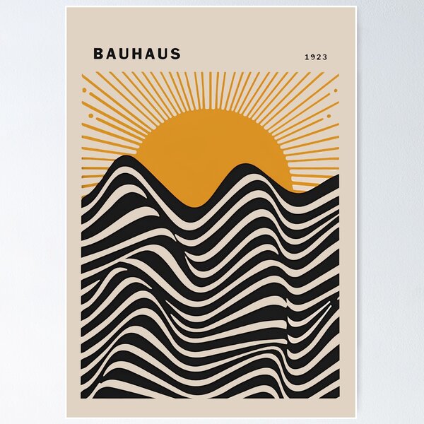 Bauhaus Exhibition 1923 Poster - Classic Modernism – suiterior