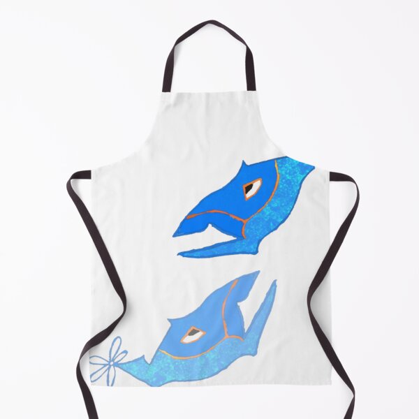 Item preview, blue symmetrical fish  designed and sold by Delightstorine.