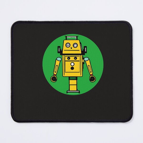 Item preview, CUTE YELLOW ROBOT designed and sold by starfishstuff.