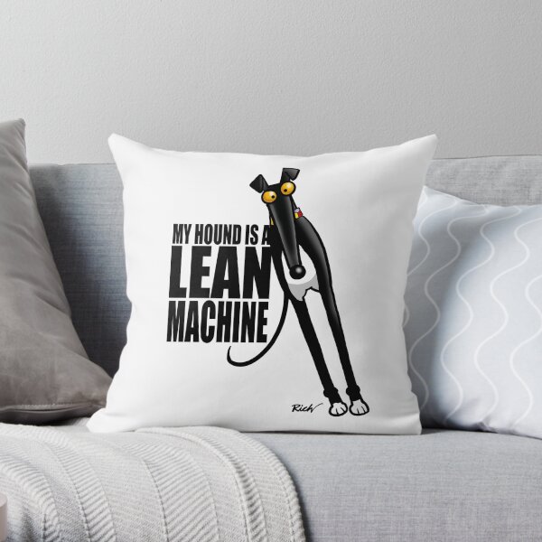 Lean Machine Throw Pillow