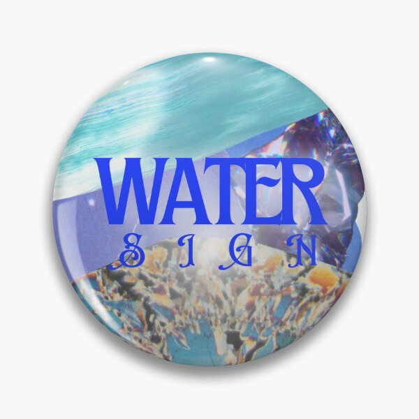 Item preview, Water sign, zodiac sign, blue designed and sold by GHANLUES.