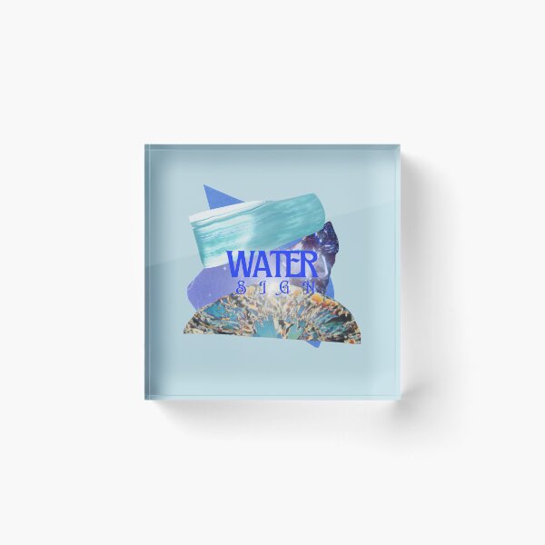 Item preview, Water sign, zodiac sign, blue designed and sold by GHANLUES.