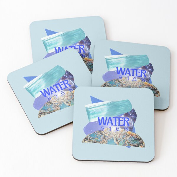 Item preview, Water sign, zodiac sign, blue designed and sold by GHANLUES.