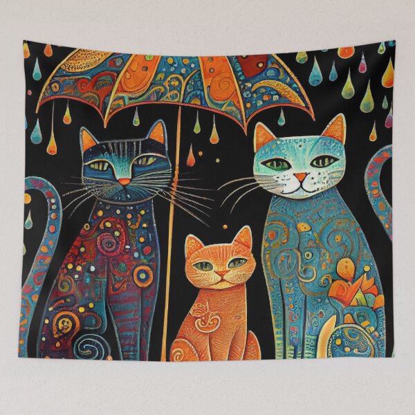 Artikelvorschau, It's raining cats! entworfen und verkauft von Ottaviana.