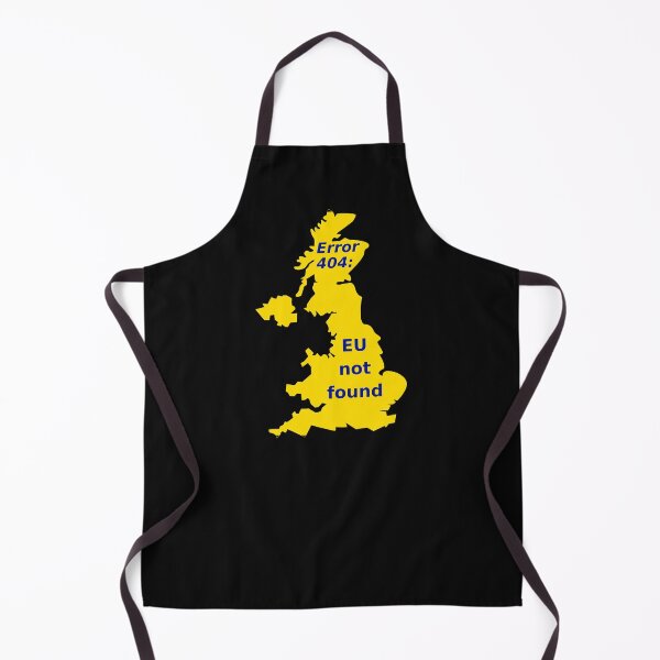Item preview, UK Brexit, Error 404: EU not found (for dark background) designed and sold by Jeeb-Arts.