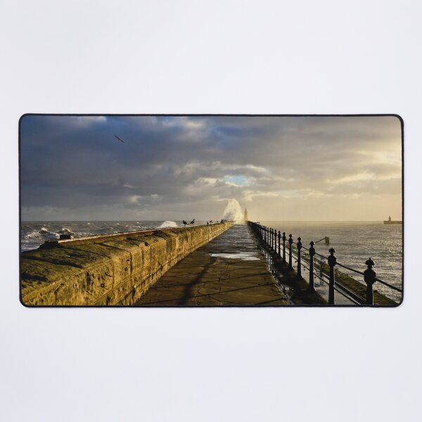 Item preview, January storm on Tynemouth pier. designed and sold by Violaman.