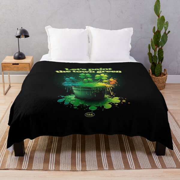 Item preview, Let's Paint The Town Green - St Patrick's Day designed and sold by thedarkbrook.