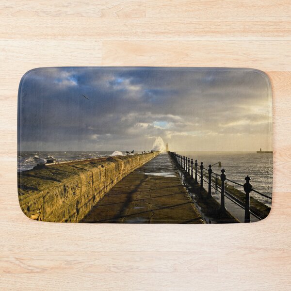 Item preview, January storm on Tynemouth pier. designed and sold by Violaman.