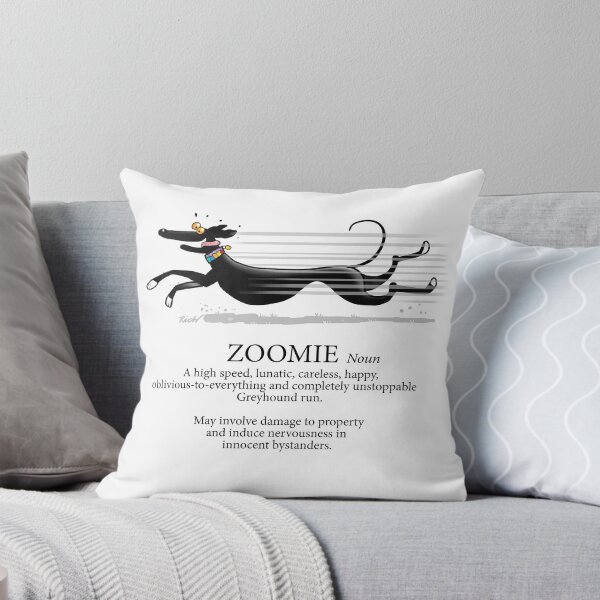 Vista previa del artículo con la obra «Greyhound Zoomie», diseñado y vendido por RichSkipworth.