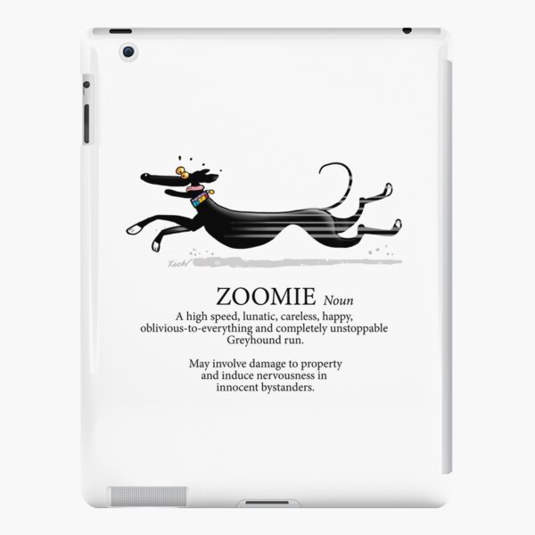 Greyhound Zoomie Funda rígida para iPad