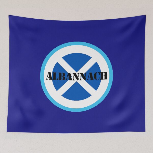 Item preview, ALBANNACH Scottish Gaelic retro mod roundel designed and sold by ModSupporters.