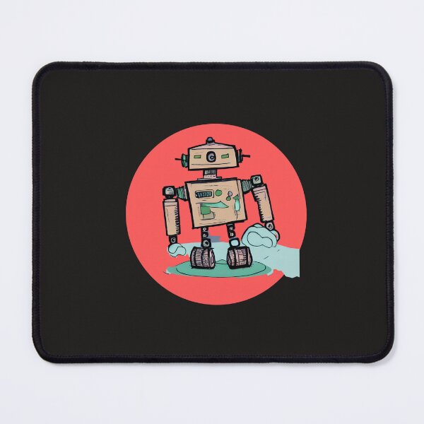 Item preview, CUTE BROWN ROBOT designed and sold by starfishstuff.