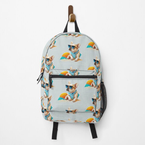 Item preview, "French bulldog sunbathing on the beach" designed and sold by Mykhailov.