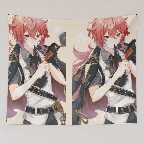 Item preview, Impacto de Genshin, Diluc Ragnvindr designed and sold by Fire-Song.