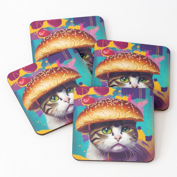 Item preview, A Cat's Burger Dream - The Art of the Burger designed and sold by WBP Mart.