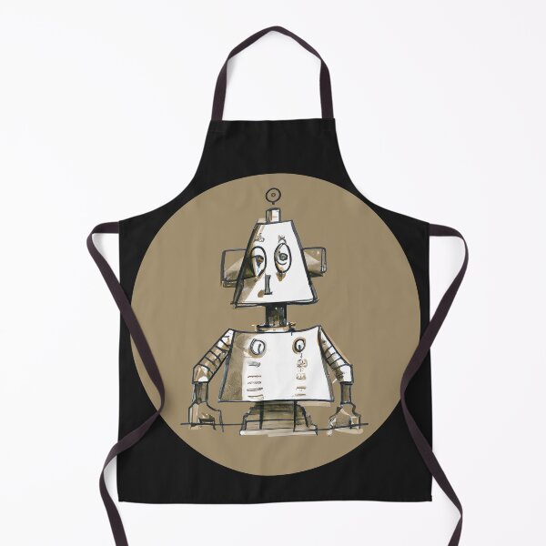 Item preview, CUTE WHITE ROBOT designed and sold by starfishstuff.