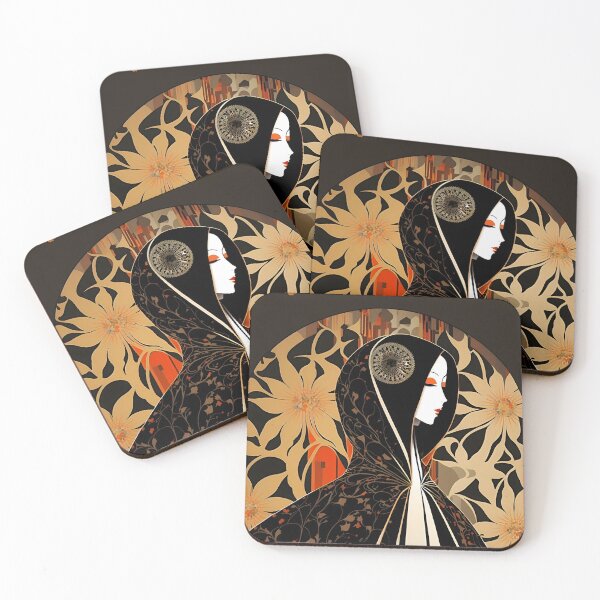 Item preview, Royal Blooms: A Queen in a Robe Surrounded by a Garden of Flowers designed and sold by Digital-Dreamer.