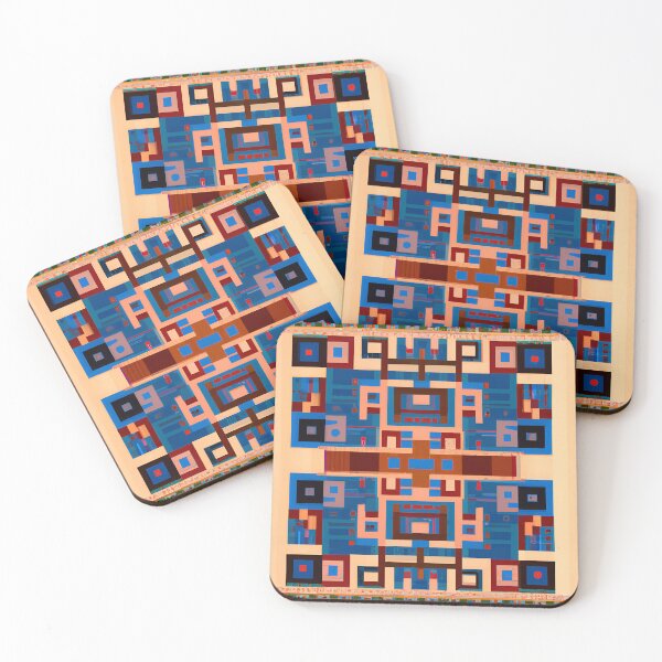 Item preview, Geometric patterned tapestry designed and sold by ArtisticGenie.