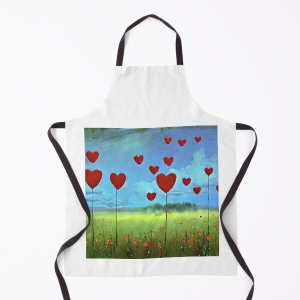 Item preview, meadow with hearts designed and sold by bogfl.