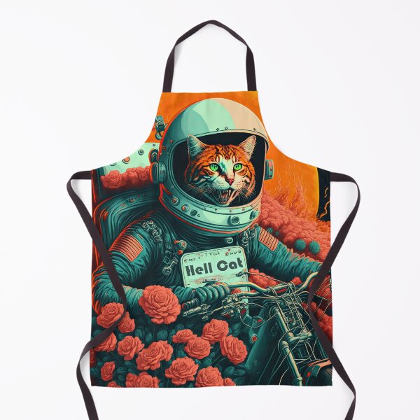 Item preview, Ride Wild with Hell Cat Space Kitty designed and sold by wildcrazylove.