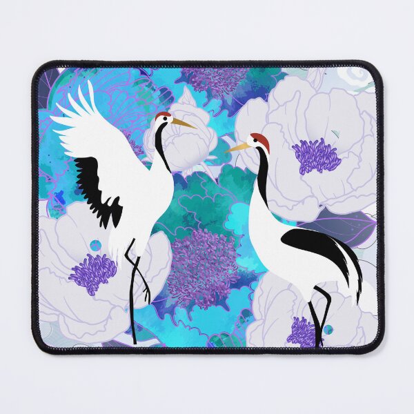 Item preview, classical auspicious cloud peony crane shading designed and sold by UnaWu533.