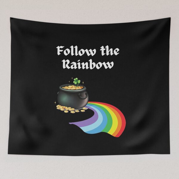 Artikelvorschau, Folge dem Regenbogen entworfen und verkauft von Fhfarms.