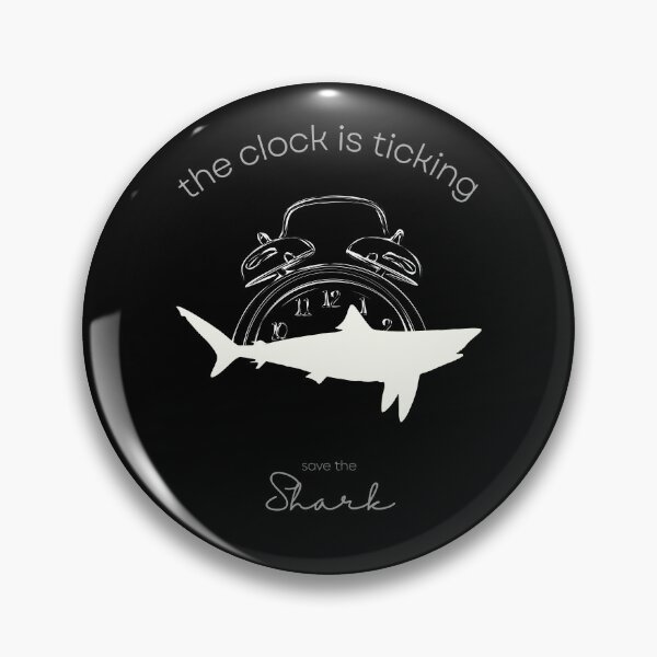Item preview, Protect The Shark Save the Shark The Clock is Ticking Long T-shirt designed and sold by MagicWolfStar.