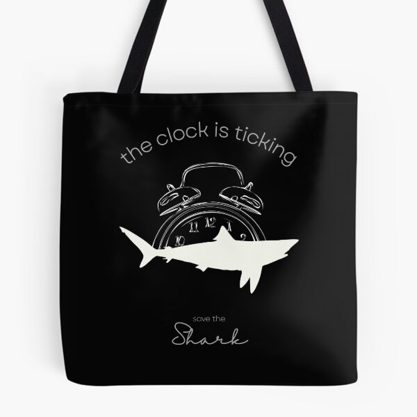 Item preview, Protect The Shark Save the Shark The Clock is Ticking Long T-shirt designed and sold by MagicWolfStar.