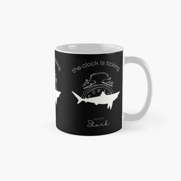 Item preview, Protect The Shark Save the Shark The Clock is Ticking Long T-shirt designed and sold by MagicWolfStar.